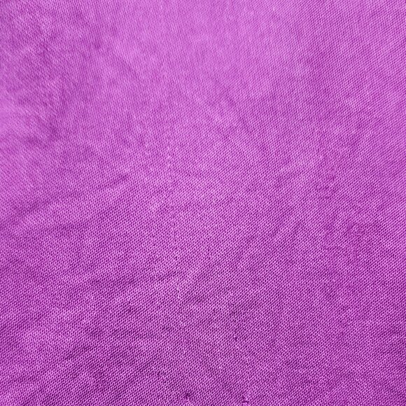 Vintage oversized short sleeve purple silk blend blouse - Picture 5 of 12